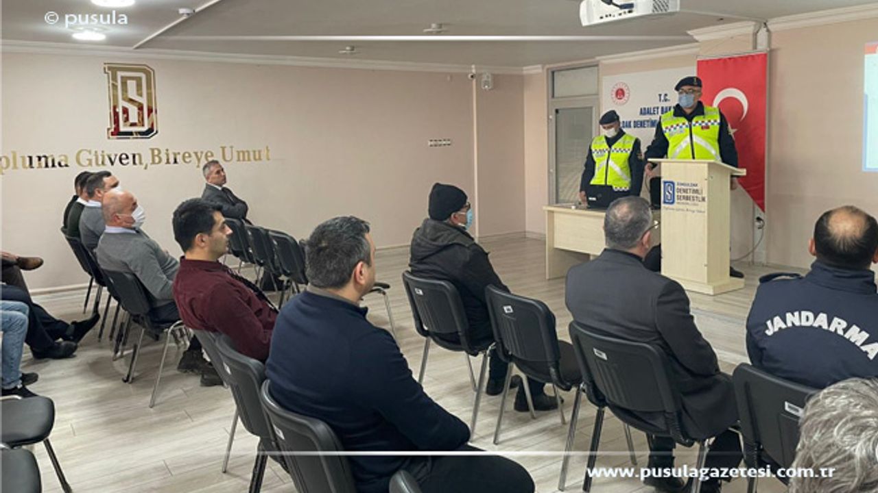 Denetimli serbestlik tedbiri uygulananlara trafik eğitimi Zonguldak