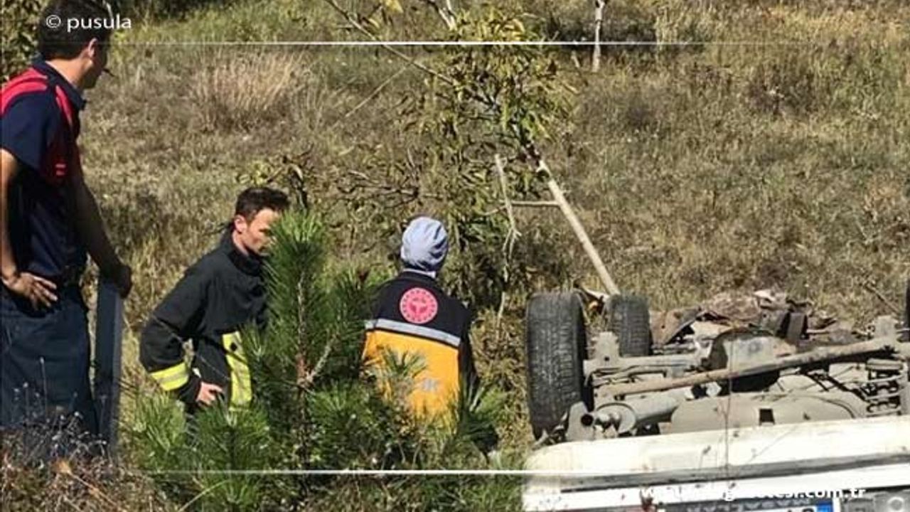 Bariyerlere Arpan Otomobil Takla Att L Yaral Zonguldak