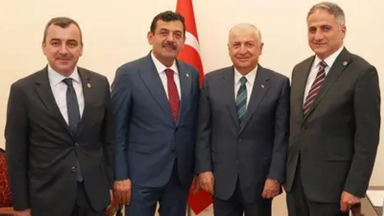 AK Parti Milletvekillerinden Bakan Orgeneral Yaşar Güler e ziyaret