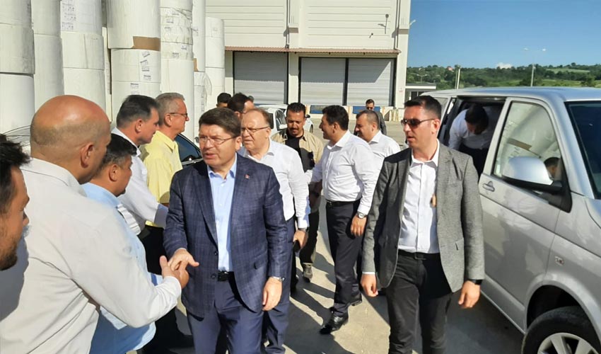 Adalet Bakan Y Lmaz Tun Aycuma Osbde Zonguldak Pusula Son Dakika