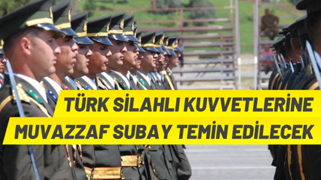 TSK Muvazzaf Subay Alacak - Zonguldak Pusula Son Dakika Haberleri