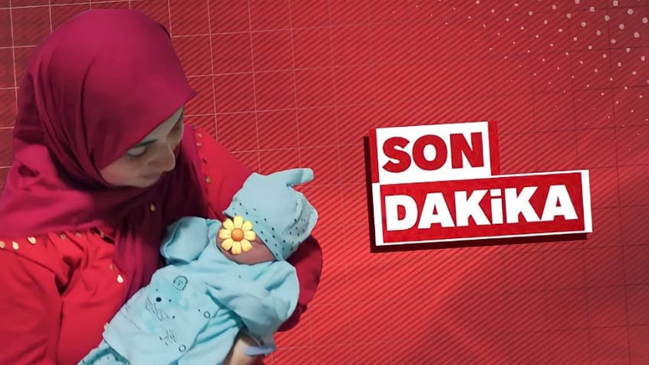 Zonguldak'ta  Cumhuriyet'in 100'üncü yılının ilk bebeği  doğdu