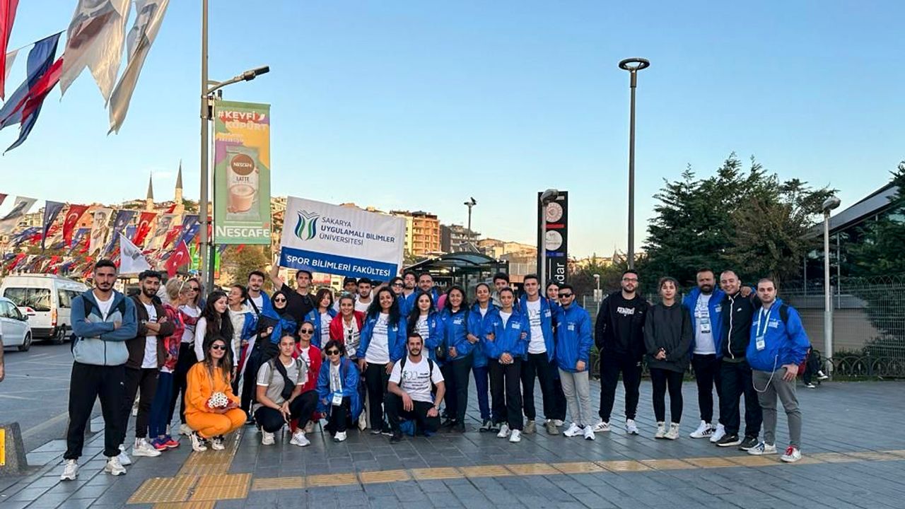 Spor Etkinlik Gönüllüleri Topluluğu 45'inci İstanbul Maratonundaydı