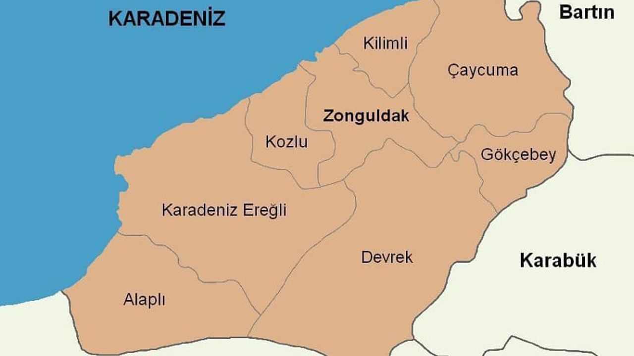 Zonguldak’ta deprem: Hangi ilçede kaç şiddetinde deprem olur?