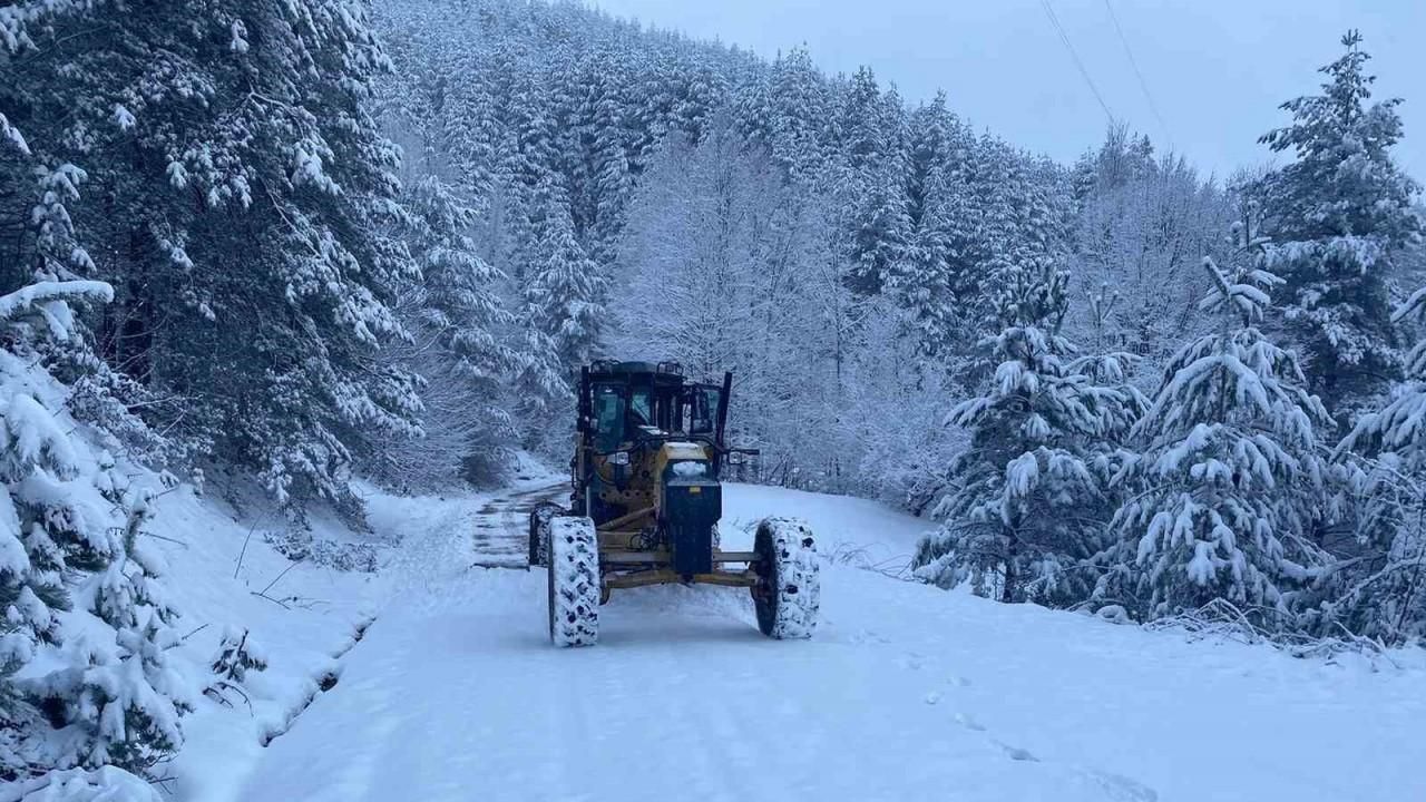 24 köy yolu kar nedeniyle kapalı