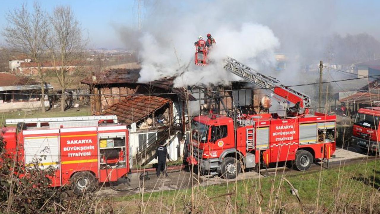 İki katlı müstakil ev alev alev yandı - Zonguldak Pusula Son Dakika  Haberleri