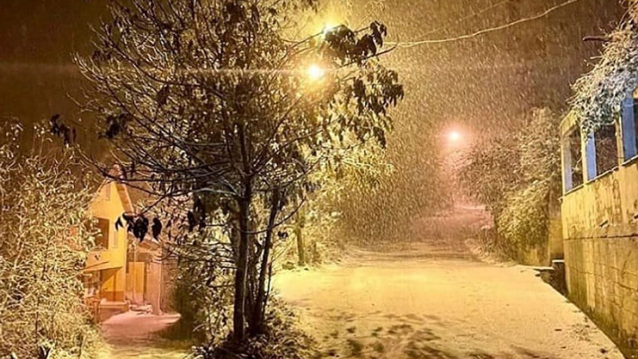 Zonguldak'ta kar yağışı devam ediyor: Kar kalınlığı 15 cm oldu