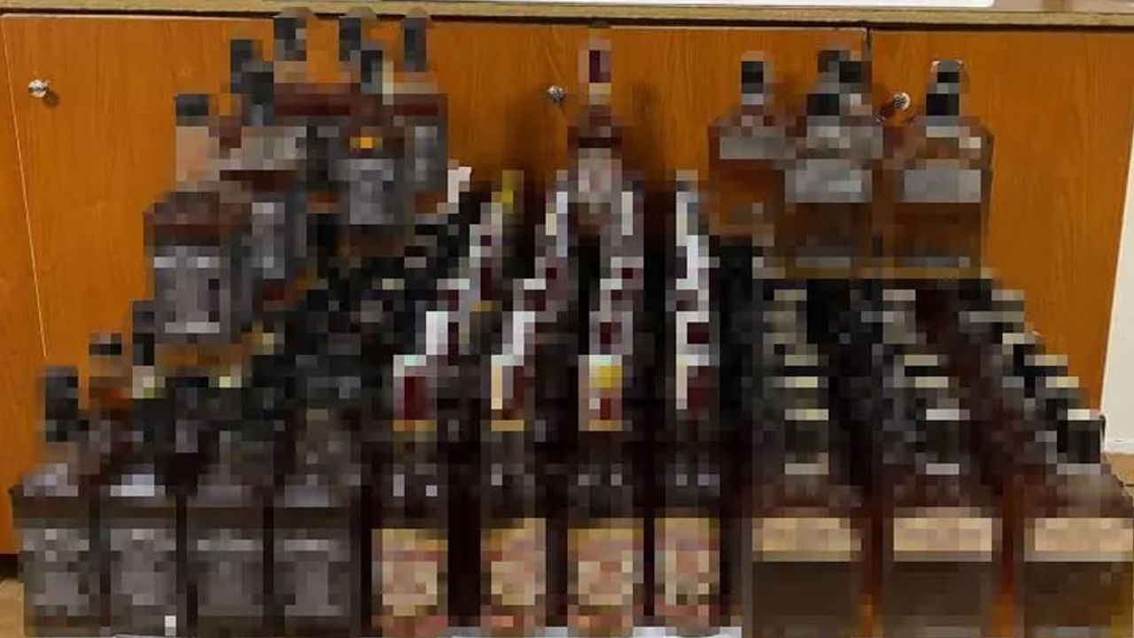 Piyasa değeri 165 bin TL olan kaçak alkol ele geçirildi