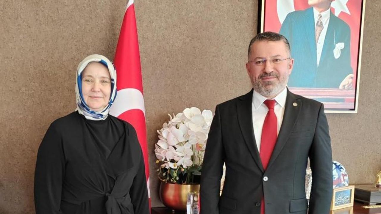 Rektör Fatih Kırışık Bakan Yardımcısı Leman Yenigün ile görüştü