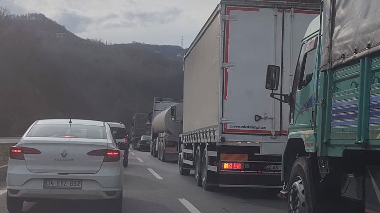 Karayolları bakım onarım yaptı, trafik Ankara yoluna uzandı