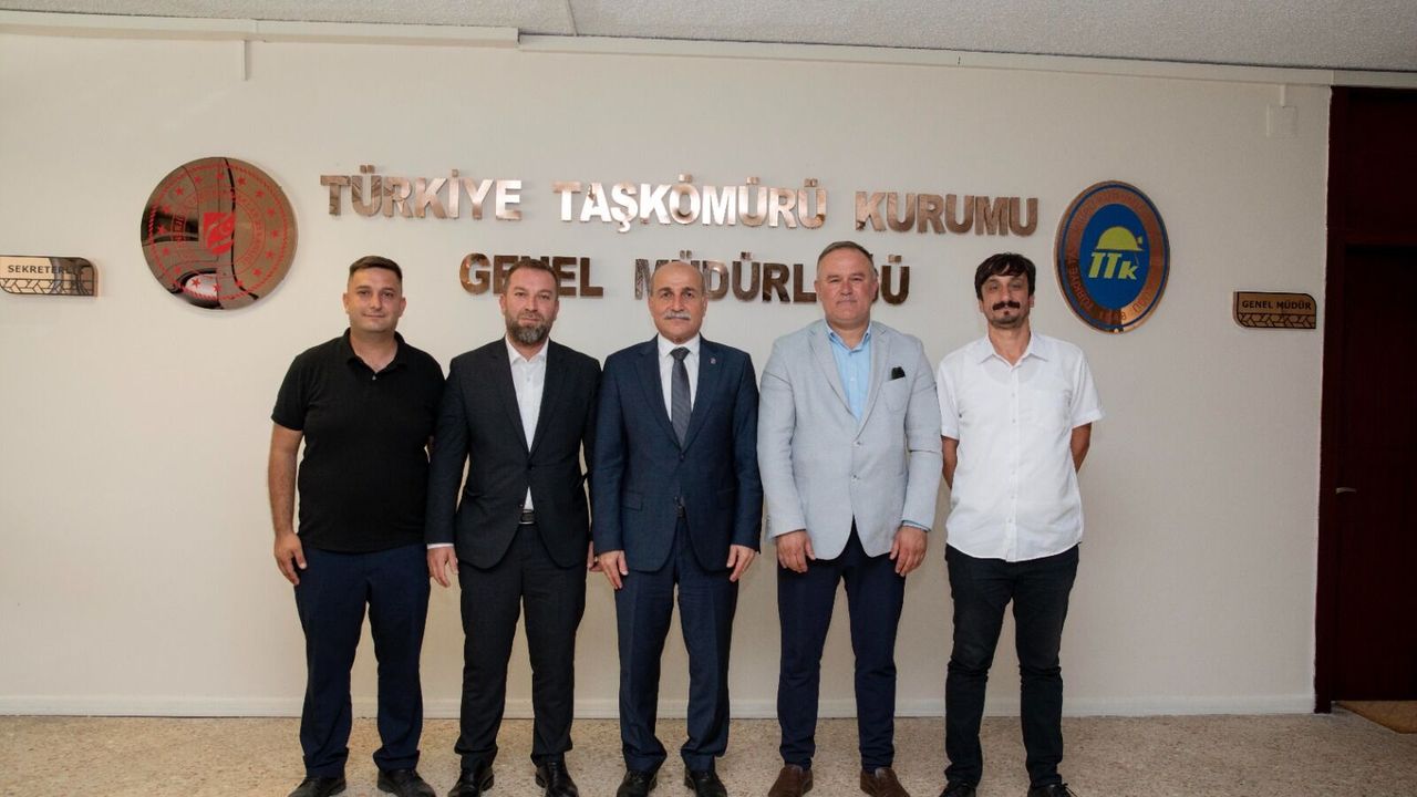 GMİS Merkez Şube Yönetiminden TTK Genel Müdürü Muharrem Kiraz'a ziyaret
