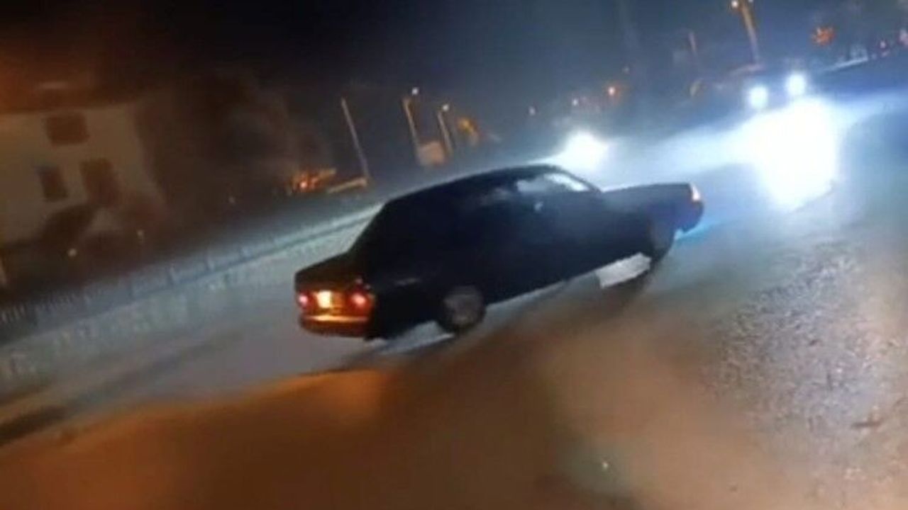 Drift atan sürücüye 140 bin lira ceza