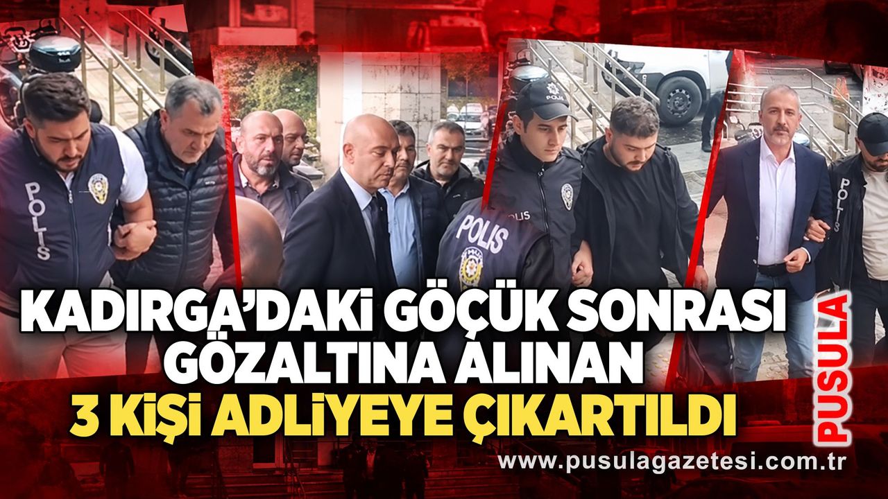 Kadırga’daki göçük sonrası gözaltına alınan 3 kişi adliyeye çıkartıldı