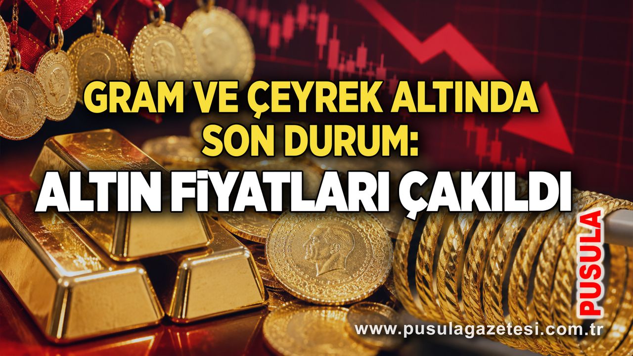 Altın fiyatları çakıldı: Gram ve çeyrek altında son durum