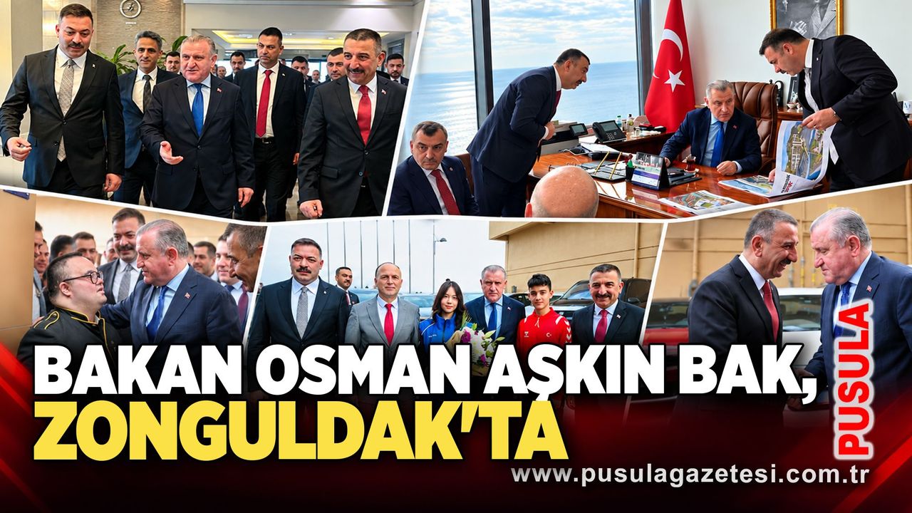 Bakan Osman Aşkın Bak, Zonguldak'ta