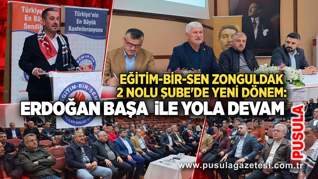 Eğitim-Bir-Sen Zonguldak 2 Nolu Şube'de yeni dönem: Erdoğan Başar ile yola devam