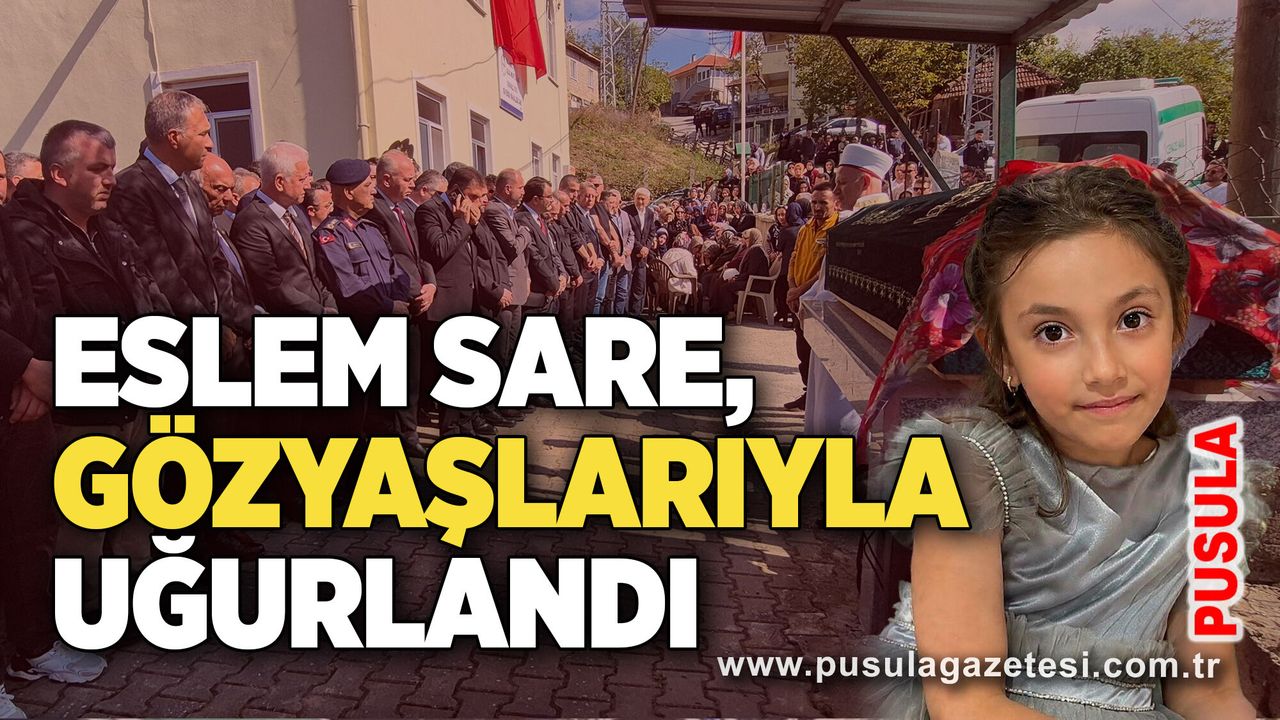 Eslem Sare, gözyaşlarıyla uğurlandı
