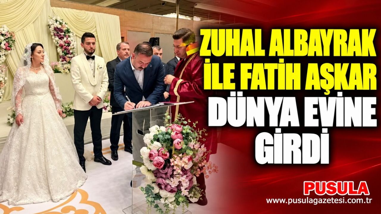Zuhal Albayrak ile Fatih Aşkar dünya evine girdi