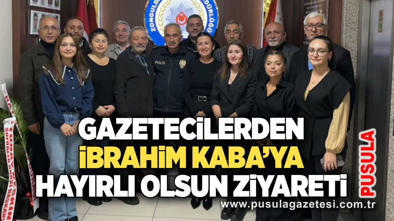 Gazetecilerden İbrahim Kaba’ya hayırlı olsun ziyareti