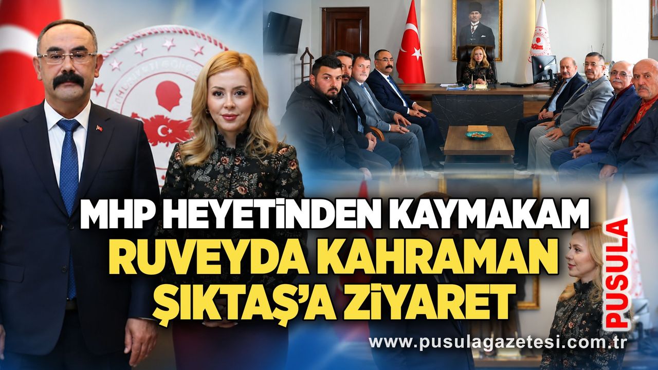 MHP Heyetinden Gökçebey Kaymakamı Ruveyda Kahraman Şıktaş’a ziyaret
