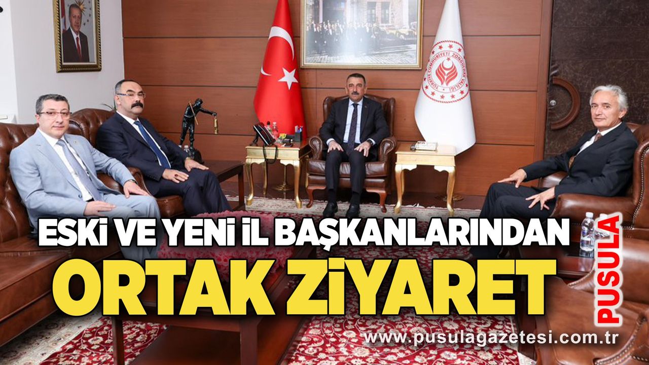 Eski ve yeni il başkanlarından ortak ziyaret