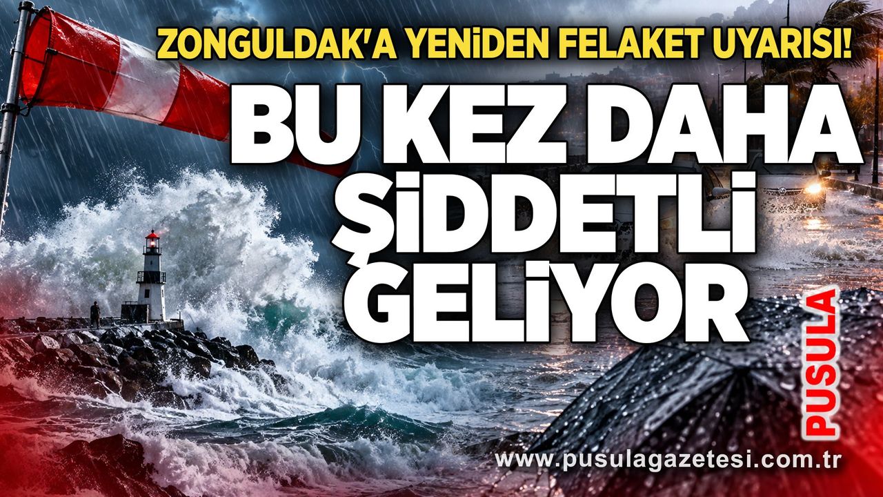 Zonguldak'a yeniden felaket uyarısı! Bu kez daha şiddetli geliyor