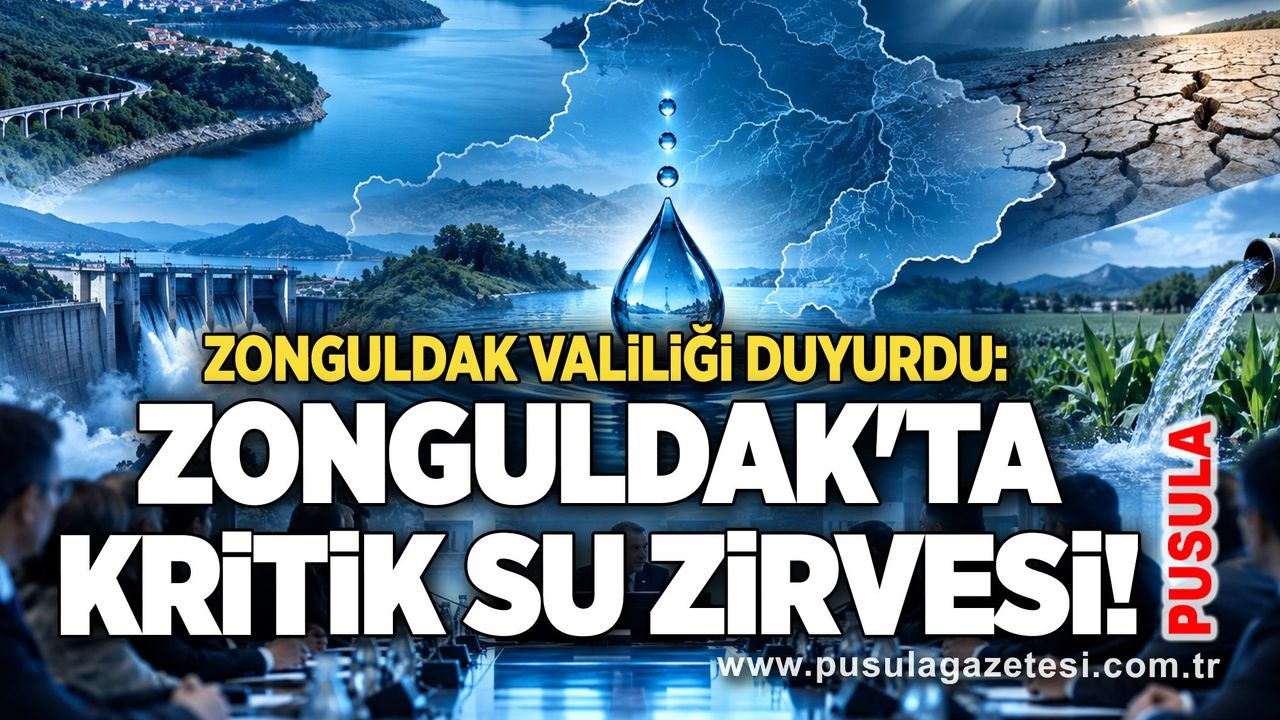 Zonguldak Valiliği duyurdu: Zonguldak'ta kritik su zirvesi!