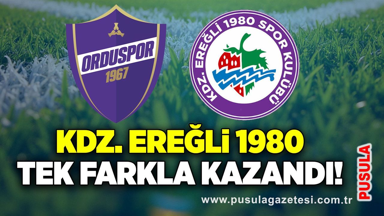 Kdz. Ereğli 1980 tek farkla kazandı
