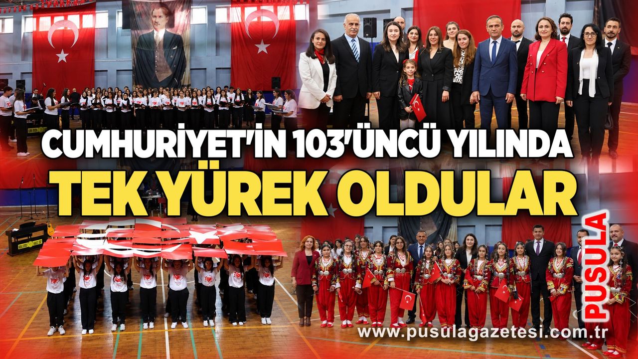 Cumhuriyet'in 103'üncü yılında tek yürek oldular