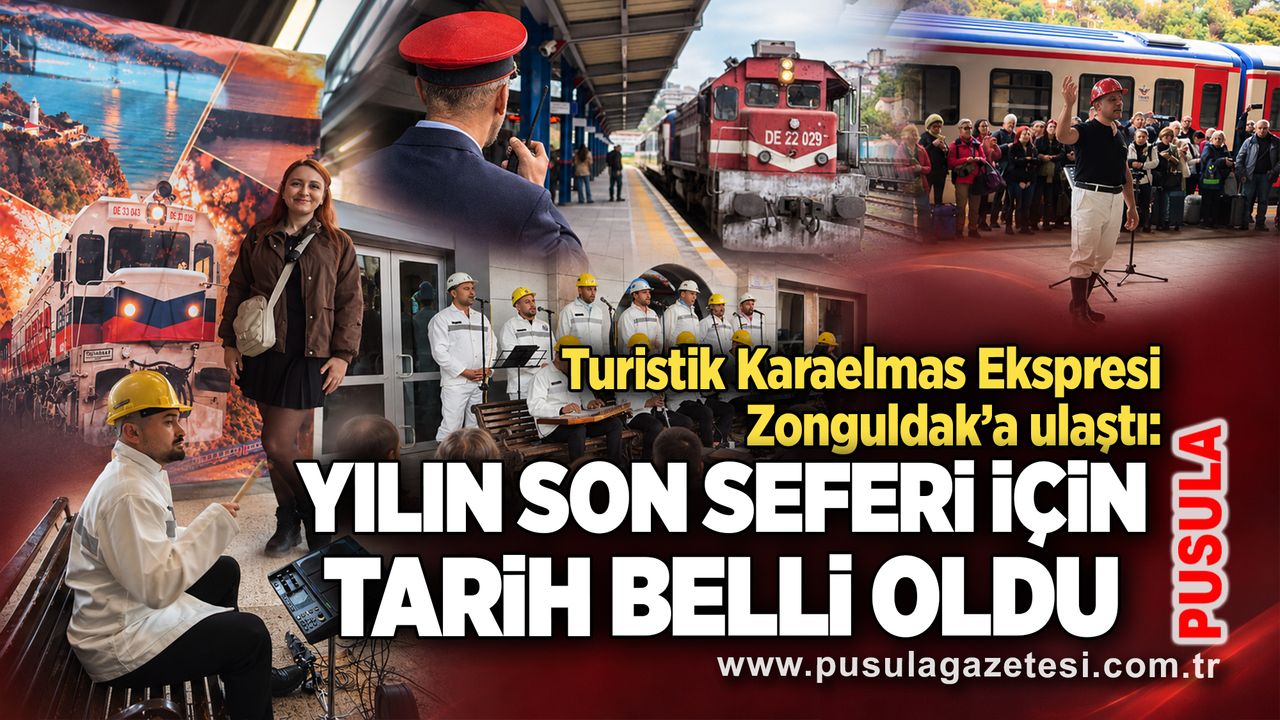 Turistik Karaelmas Ekspresi Zonguldak’a ulaştı: Yılın son seferi için tarih belli oldu