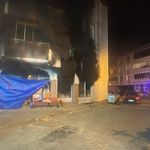 Boya dükkanında korkutan yangın