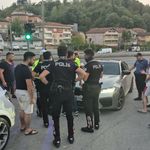 Trafikteki tartışma karakolda bitti