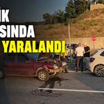Trafik kazasında 1 kişi yaralandı