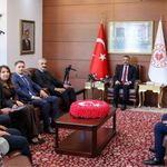 Vali Osman Hacıbektaşoğlu, Ülkü Ocakları yönetimini kabul etti