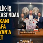 Güvenlik-İş Sendikası'ndan İl Başkanı Mustafa Çağlayan'a ziyaret