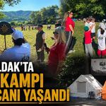 Zonguldak'ta aile kampı heyecanı yaşandı