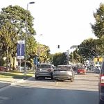 Faciaya davetiye çıkardı: Trafiğin yoğunluğuna aldırmadan makas attı