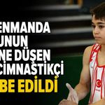 Antrenmanda boynunun üzerine düşen milli cimnastikçi entübe edildi