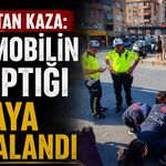 Korkutan kaza: Otomobilin çarptığı 2 yaya yaralandı