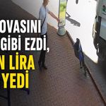 Çöp kovasını kağıt gibi ezdi, 10 bin lira ceza yedi