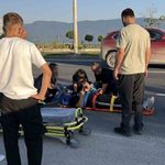 Motosikletle otomobil çarpıştı: 2 yaralı