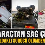 Bu araçtan sağ çıktı! Zonguldaklı sürücü ölümden döndü