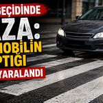 Yaya geçidinde kaza: Otomobilin çarptığı 2 kişi yaralandı