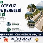 3 dere için taşkın önlemi: Sözleşme imzalandı, yer teslimi yapıldı