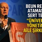 BEUN Rektör atamasına sert tepki: “Üniversite yönetimi mi, aile şirketi mi?”