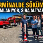 Terminalde söküm tamamlanıyor, sıra altyapıda
