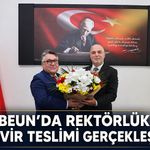 BEUN’da Rektörlük devir teslimi gerçekleşti