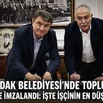 Zonguldak Belediyesi'nde toplu sözleşme imzalandı: İşte işçinin en düşük maaşı