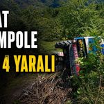 Patpat şarampole uçtu: 4 yaralı