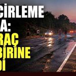 Zincirleme kaza: 3 araç birbirine girdi